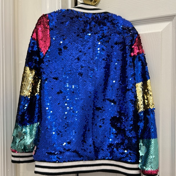 Betsy Johnson x JoJo Siwa Multi Colored Sequin Jacket - Picture 4 of 4